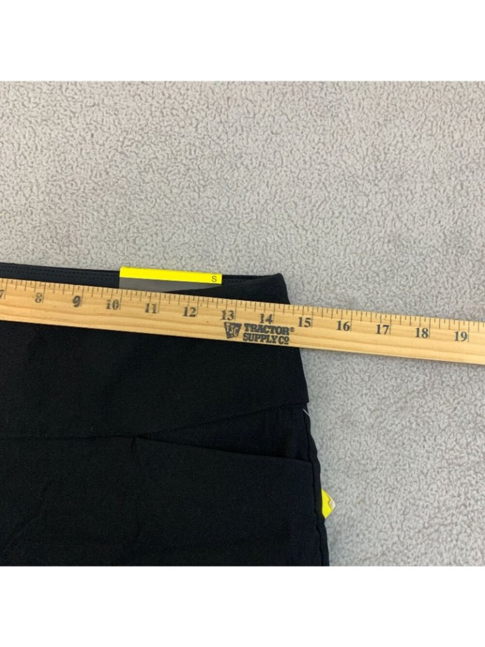 NWT S.C. & Co. Women’s S Black Tummy Control Wide Leg Crop Pants - Picture 7 of 14